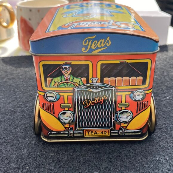 "DOLLY'S TEA VAN"-1983 LONDON GENUINE DODO TIN MADE IN ENGLAND - Picture 1 of 5